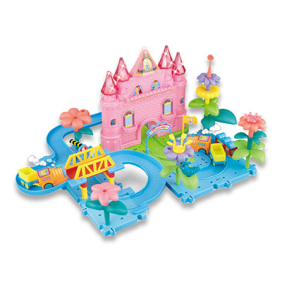 B/O Block Railway Train With Light And Music(48 Pieces)