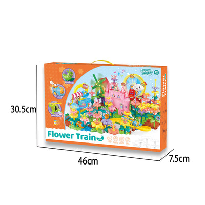 B/O Block Railway Train With Light And Music(48 Pieces)