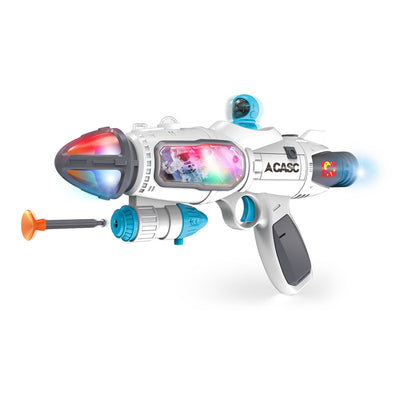 B/O Space Gun With Light And Sound 2-C Ass'D