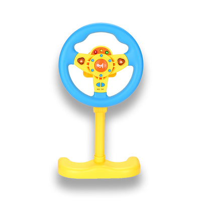 电动立式底方向盘/3*AA无包电,蓝色