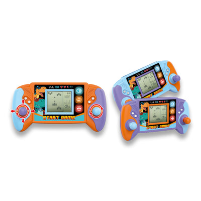 大号双摇杆式益智手柄游戏机/49种游戏1676关,2*AAA无包电