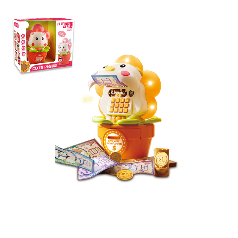 Cute Pig Piggy Bank With Music 2-C Ass'D