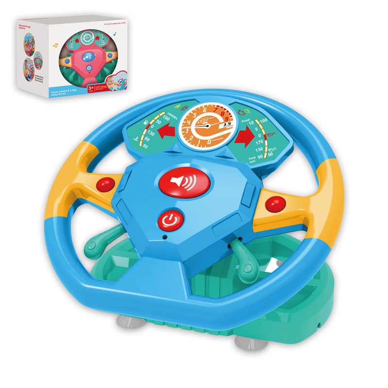 B/O Steering Wheel With Light And Music 2-C Ass'D