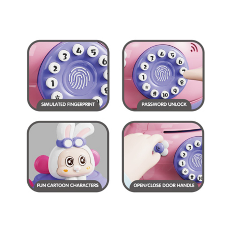 B/O Piggy Bank 2-C Ass'D