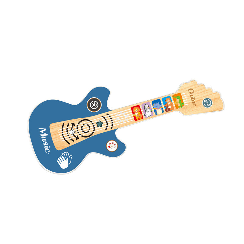 B/O Guitar With Light 2-C Ass'D