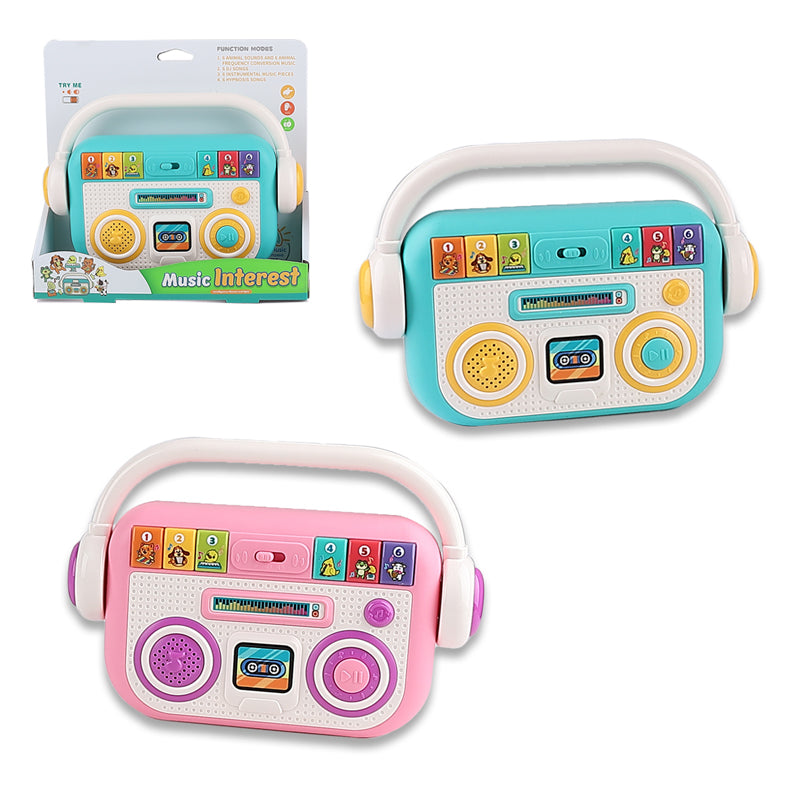 Cartoon Player With Light And Music 2-C Ass'D