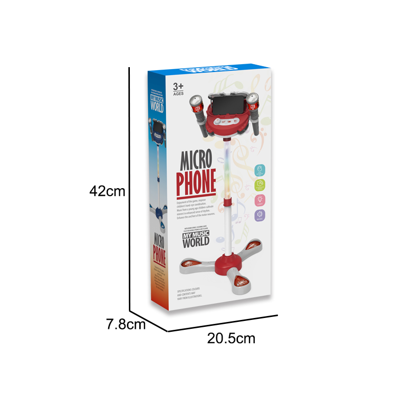 B/O Microphone With Light And Music And Sound