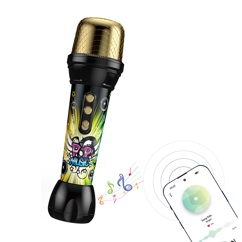 Microphone With Music And Sound