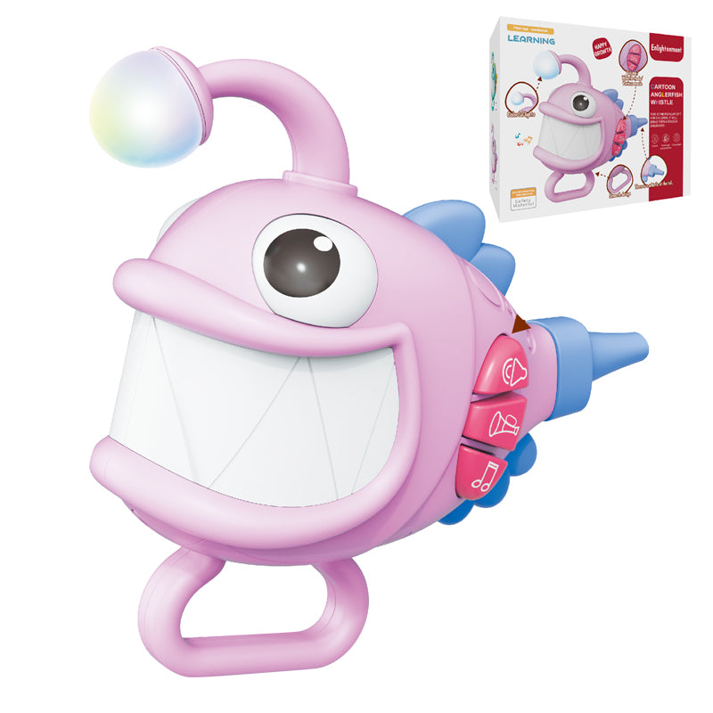 Cartoon Anglerfish Whistle With Light And Music