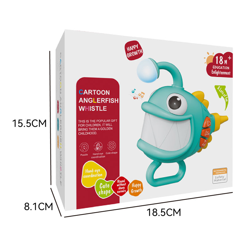 Cartoon Anglerfish Whistle With Light And Music