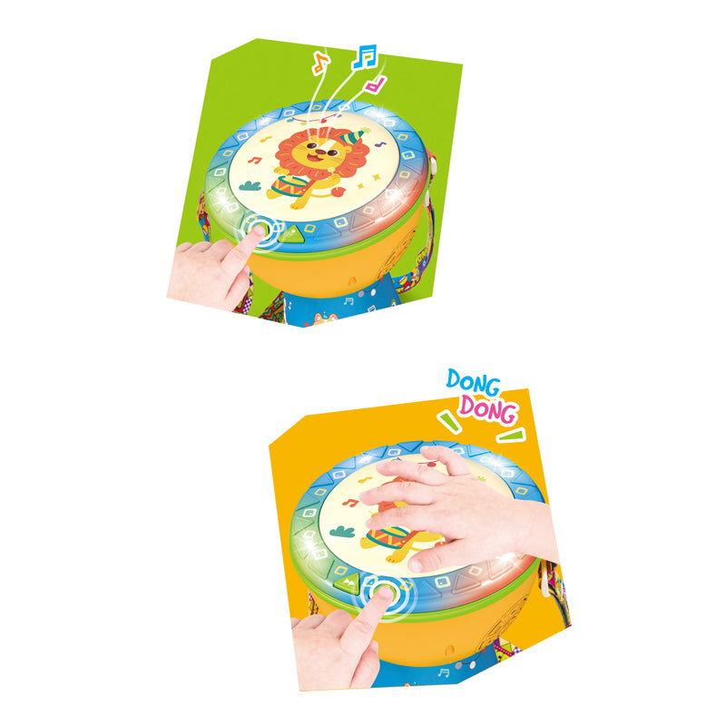 B/O Hand Drum With Light And Music