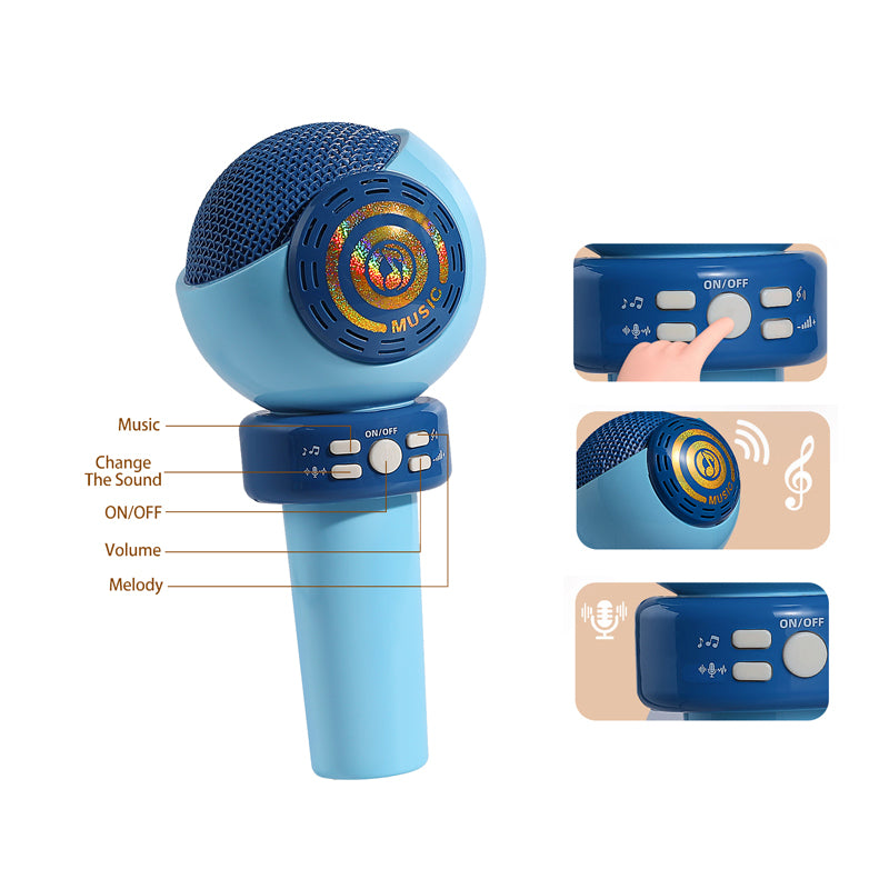 Microphone With Music And Sound 3-C Ass'D