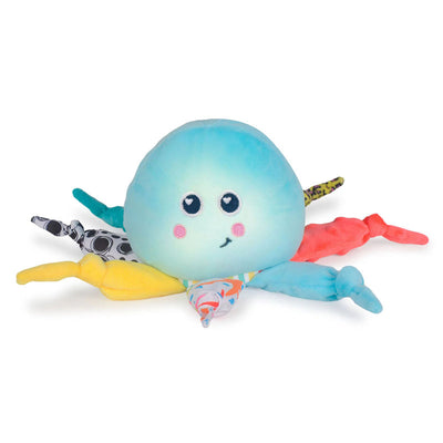 B/O Plush Octopus Lamp With Music