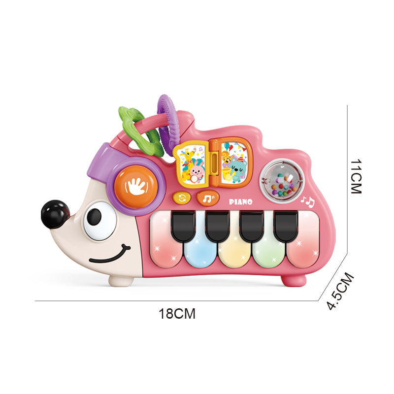 B/O Cartoon Hedgehog Piano 2-C Ass'D