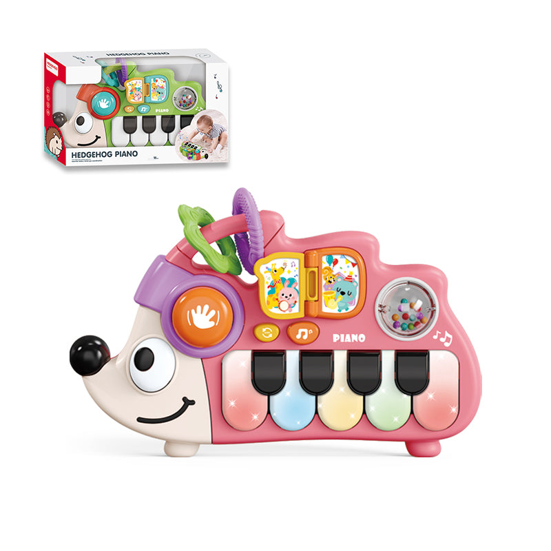 B/O Cartoon Hedgehog Piano 2-C Ass'D