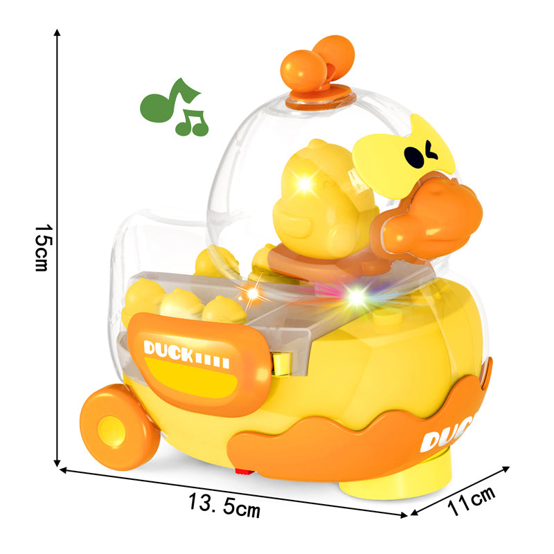 电动万向鸭/带灯光音乐,3*AA无包电