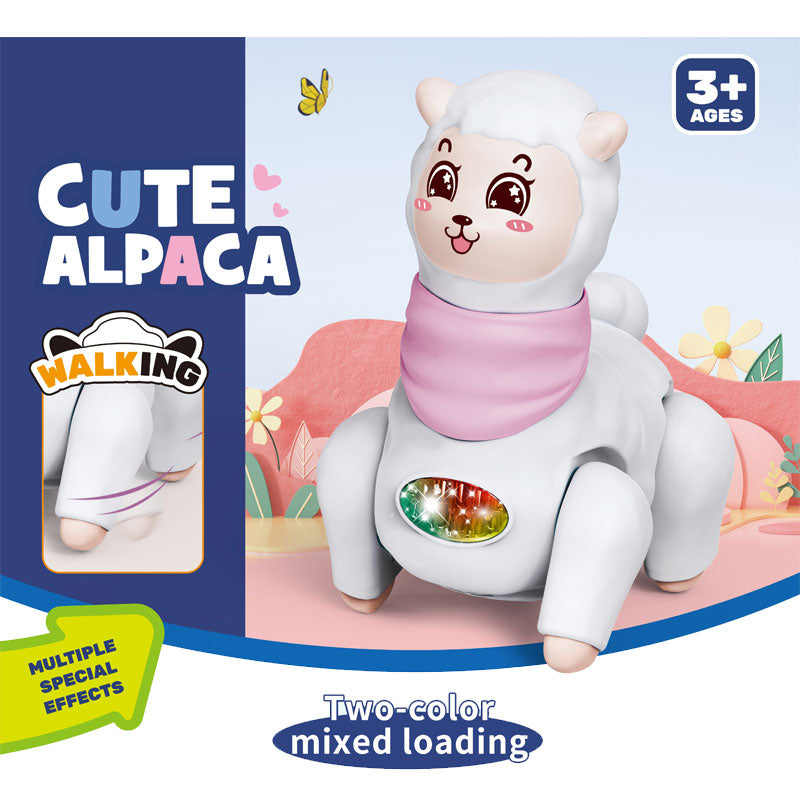 B/O Alpaca With Light And Music 2-C Ass'D