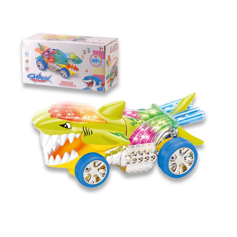 电动鲨鱼/黄蓝二色混装