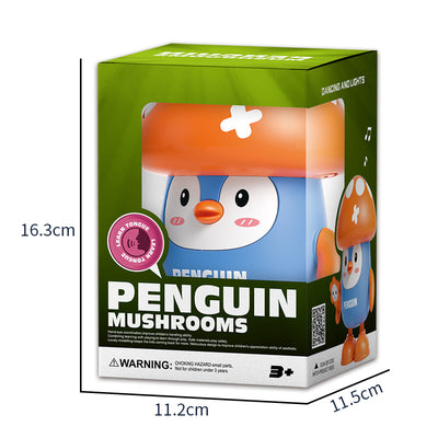 B/O Penguin Mushrooms With Light And Music