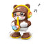 B/O Saxophone Bear With Light And Music 2-C Ass'D
