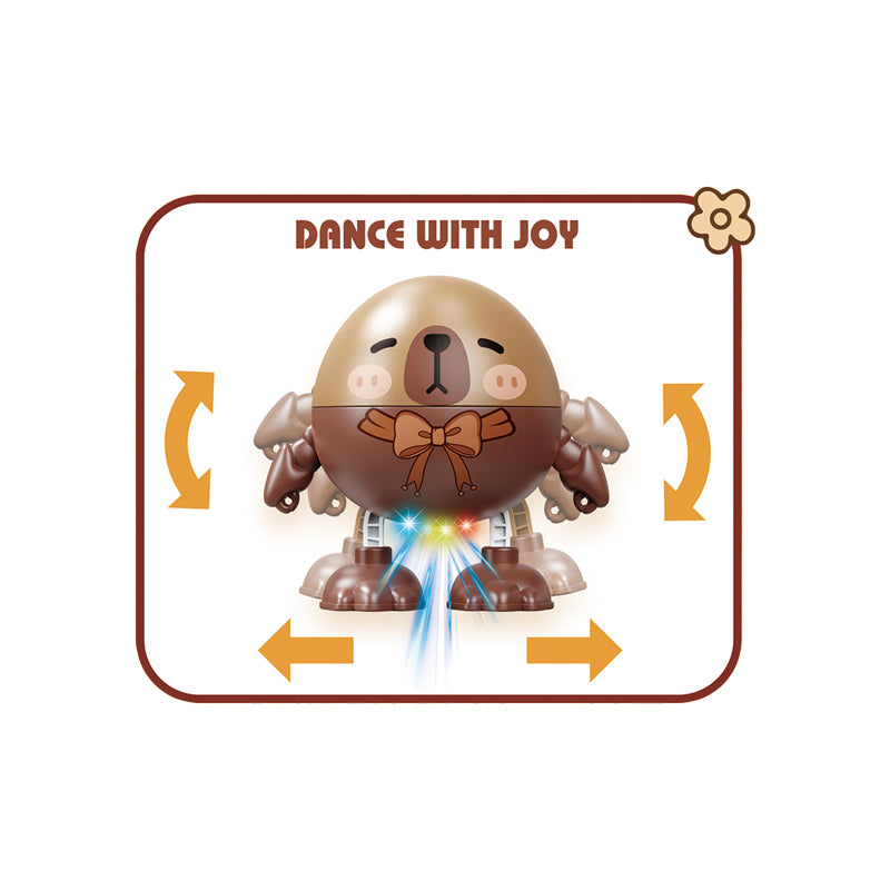 B/O Dancing Capybara With Light And Music