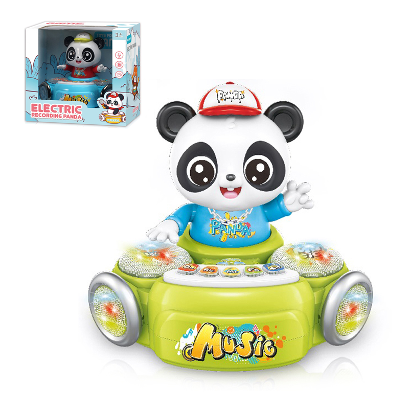 B/O Bump And Go Panda With Light 3-C Ass'D