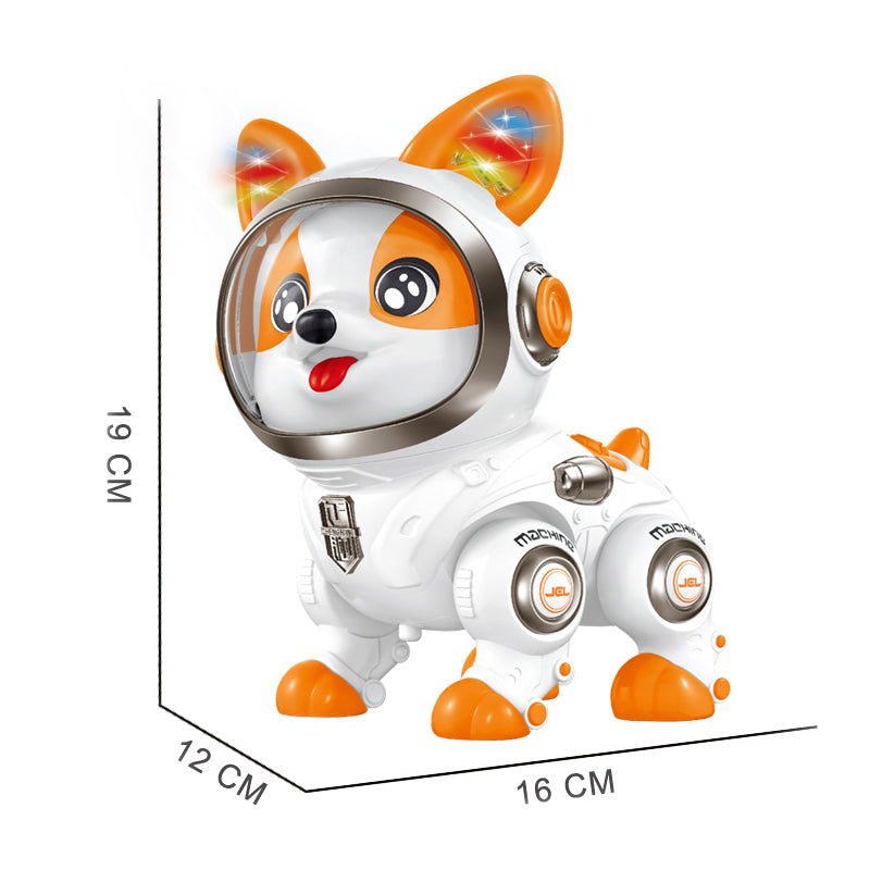 B/O Dancing Dog With Light 2-C Ass'D