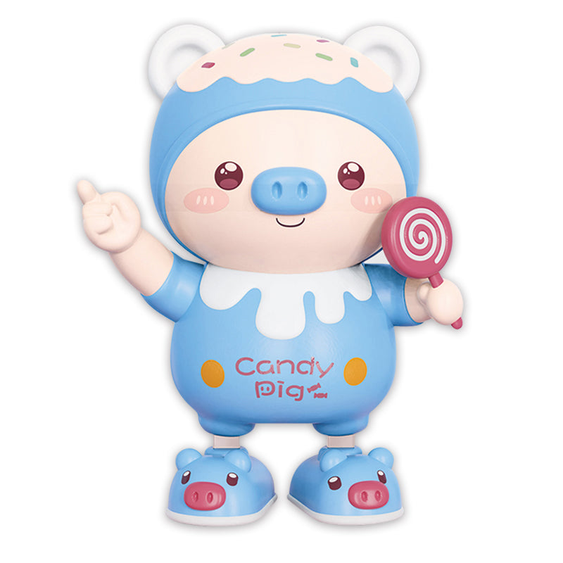 B/O Dancing Pig With Light And Music 2-C Ass'D