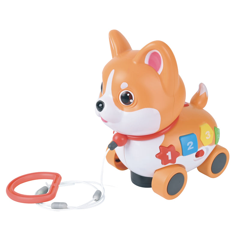 B/O Bump And Go Cartoon Dog With Light And Music