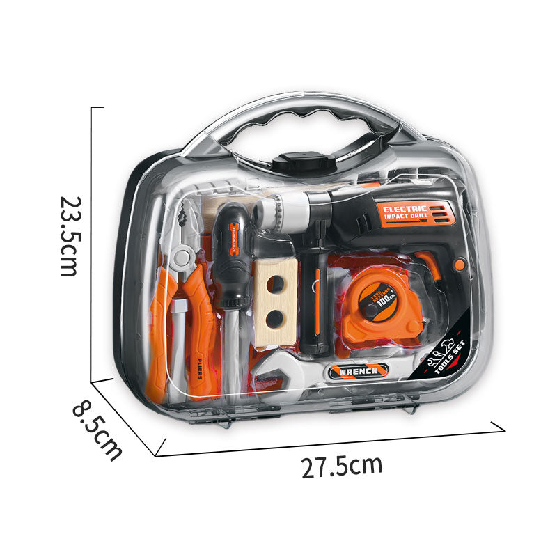 电动冲击钻工具套装/2*AA无包电