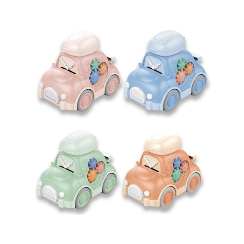 Friction Cartoon Car 4-C Ass'D
