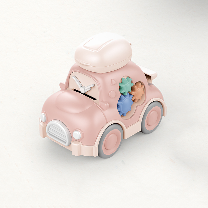 Friction Cartoon Car 4-C Ass'D
