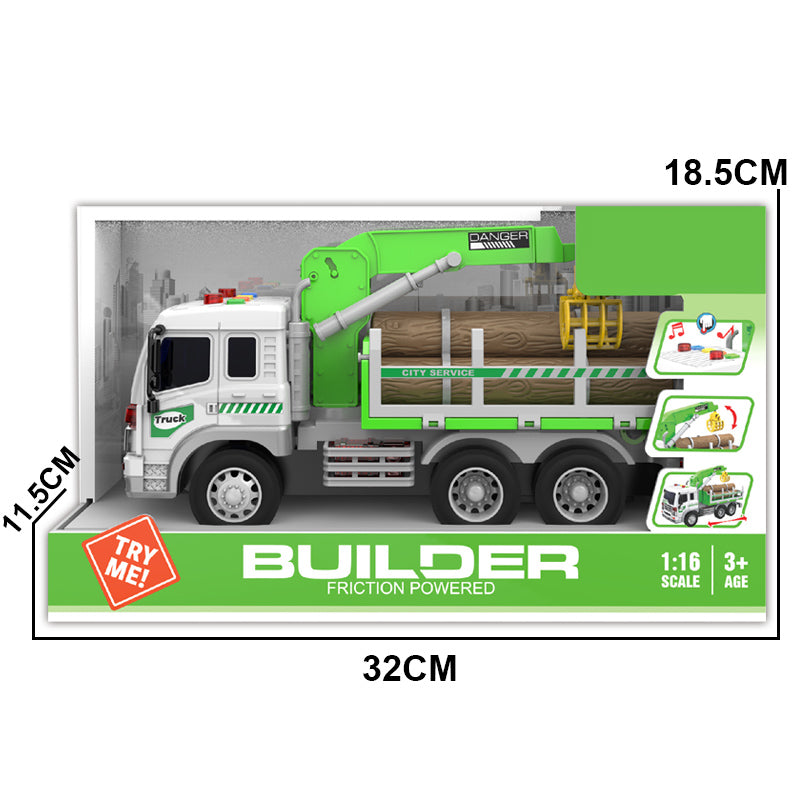 1:16 Friction Truck Whit Light And Sound