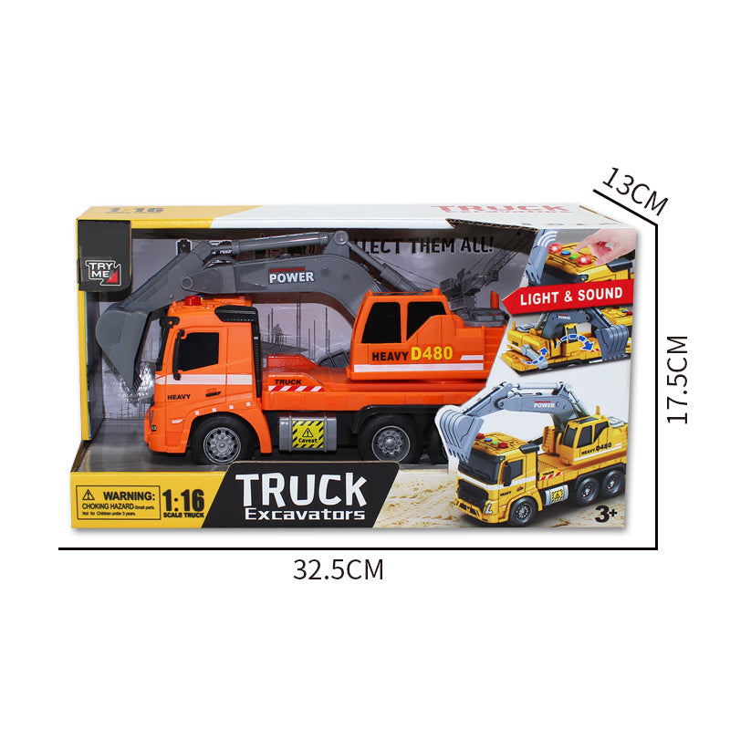 1:16 Friction Truck With Light And Sound