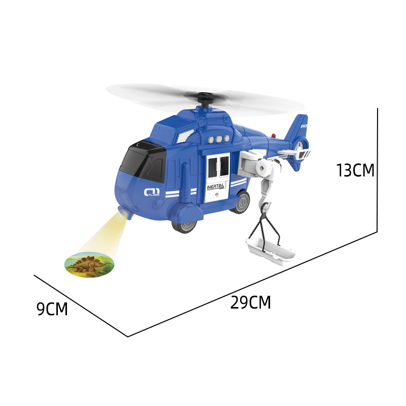1:16惯性警察直升机/带灯光,声音,投影,包3*AG13电池