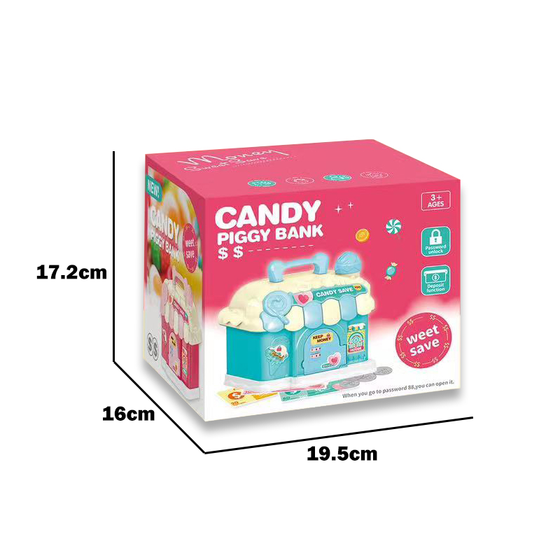 萌趣糖果存钱屋