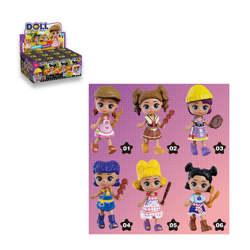 六款盲盒变装娃娃