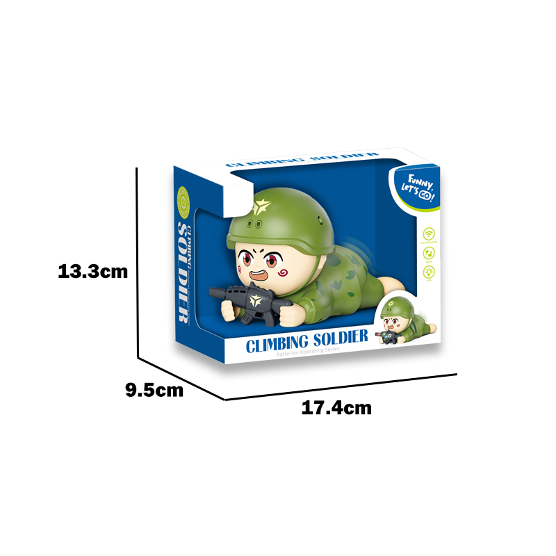 三款电动感应避障爬娃