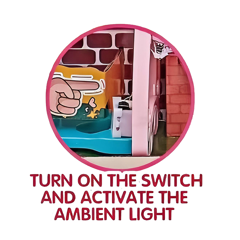 11.5寸+3寸芭比+快乐秋千套装/带灯光,包3*AG13纽扣电池