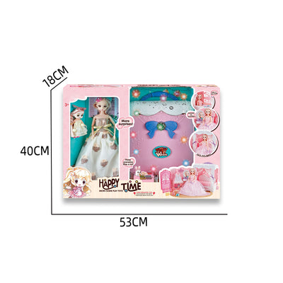 11.5寸+4寸美少女收纳箱场景套装/带灯光,包3*AG13纽扣电池