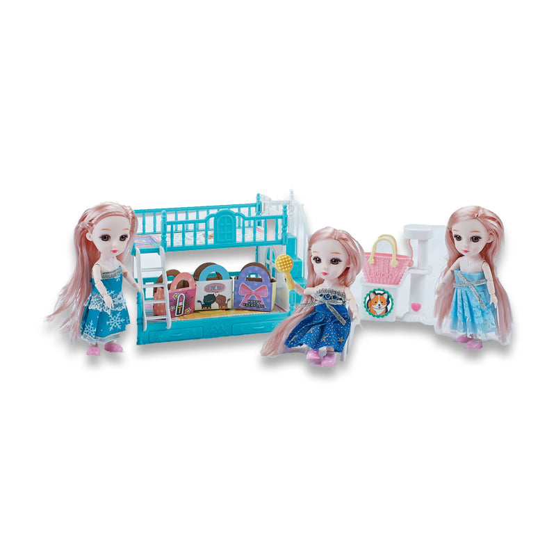 6寸芭比+宠物套装/带灯光,包3*AG13纽扣电池