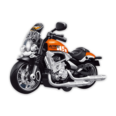 Pull Back Metal Mortorcycle With Light And Music