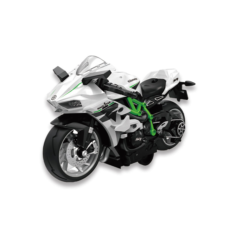 1:14 Pull Back Metal Motorcycle With Light And Music And Sound 3-C Ass'D