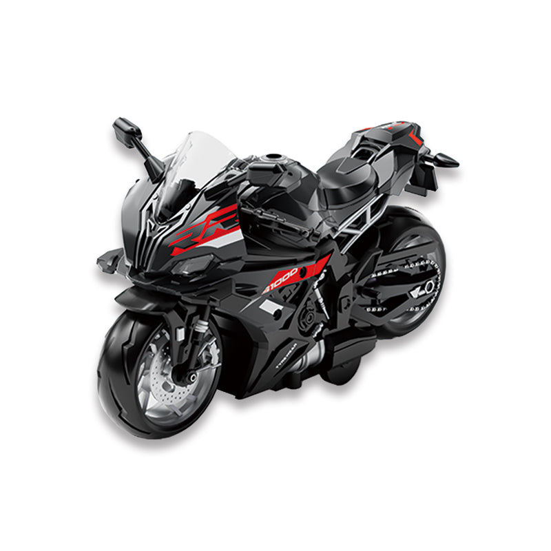 1:14 Pull Back Metal Motorcycle With Light And Music And Sound 3-C Ass'D