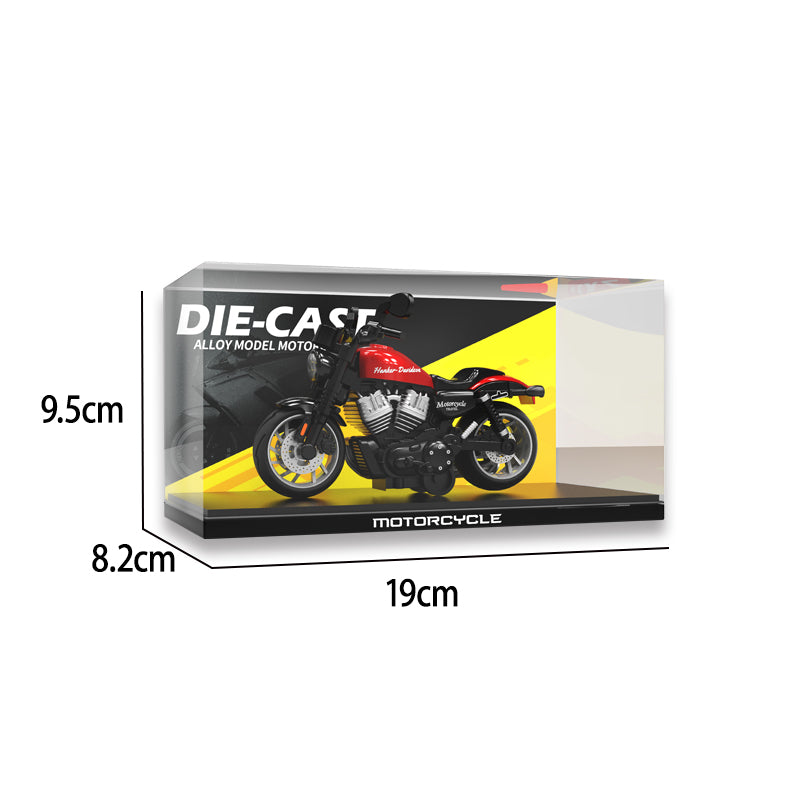 1:14 Pull Back Metal Motorcycle 4-C Ass'D