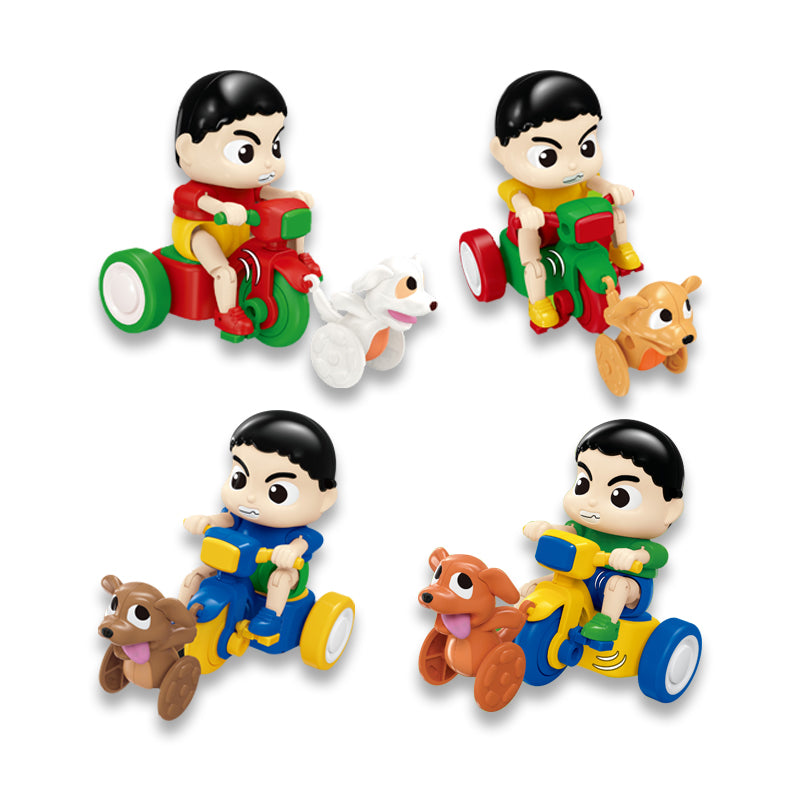 4 Asstd Pull Back+Friction Car