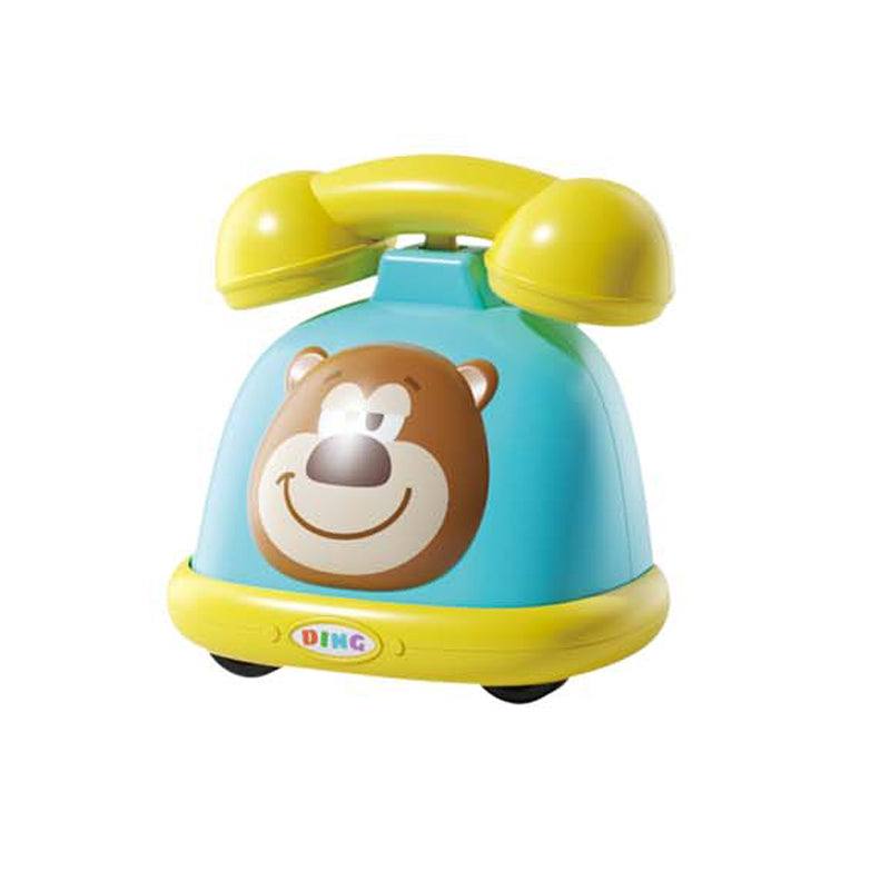 4 Asstd Pull Back Animal Telephone