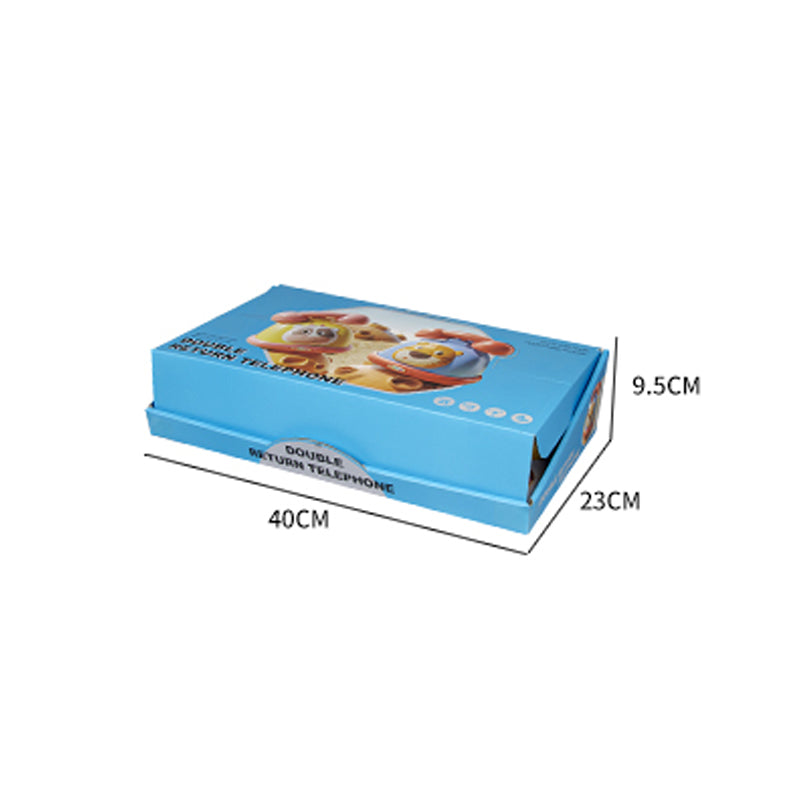 4 Asstd Pull Back Animal Telephone