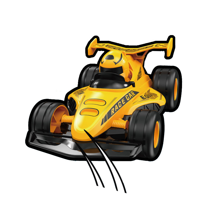 Pull Back+Friction Car 4-C Ass'D