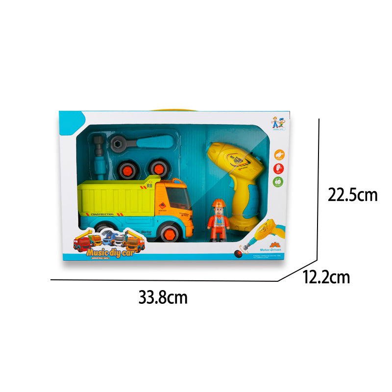 Pull Back DIY Truck Set With Music